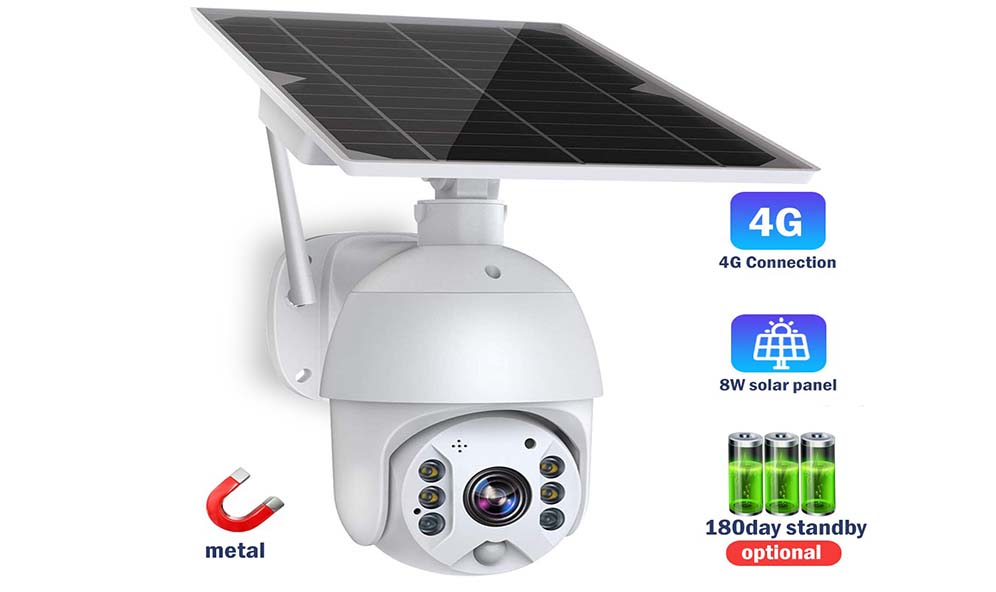 Holimedia 4G PTZ Solar CCTV Camera